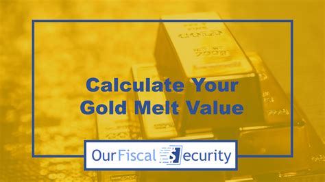 gold melt value calculator